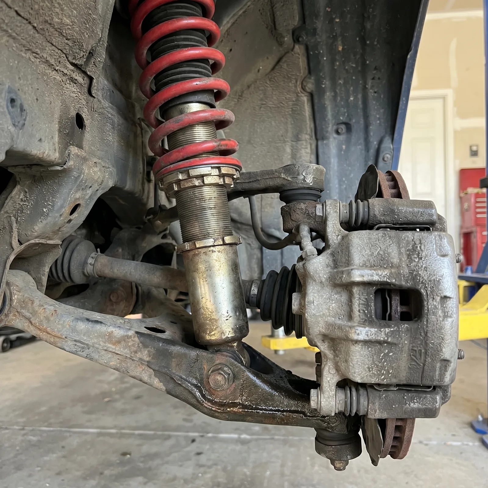 Wheel alignment and suspension inspection in McKinney, TX at Economy Transmission and Automotive Repair
